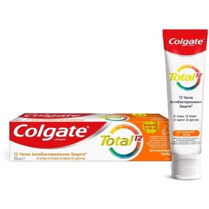 Зубная паста Colgate Total 12 Витаминный заряд антибактериальная 100 мл