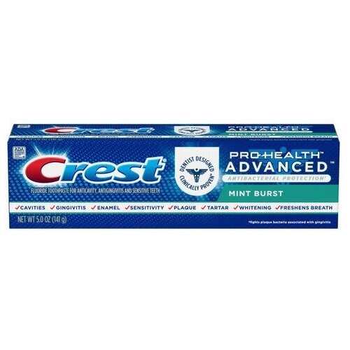 Зубная паста Crest Pro-Health Advanced Antibacterial Protection Toothpaste MINT BURST 141гр