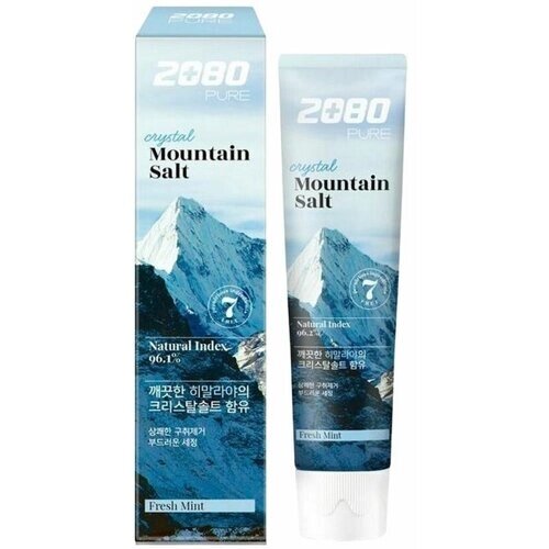 Зубная паста Dental Clinic 2080 Зубная паста с гималайской солью / Pure Crystal Mountain Salt Toothpaste Fresh Mint, 160 г
