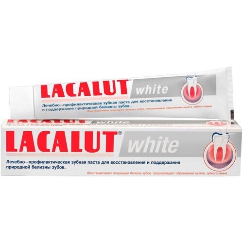 Зубная паста LACALUT White, 50 мл, 50 г