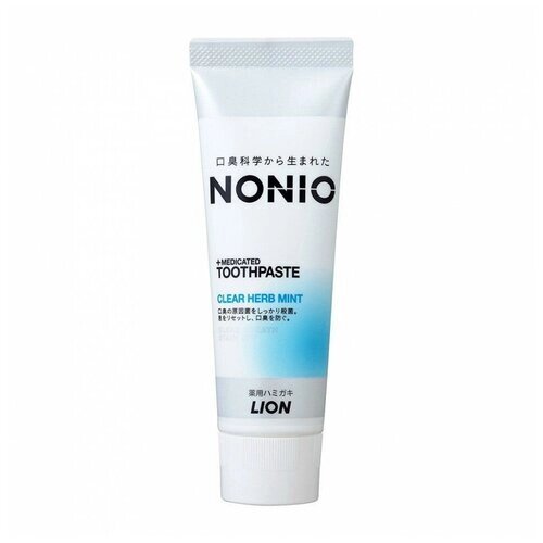 Зубная паста LION NONIO+Medicated, травяная мята, 130 мл, 130 г