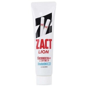 Зубная паста LION Zact для устранения никотинового налета и запаха табака, 150 мл, красный