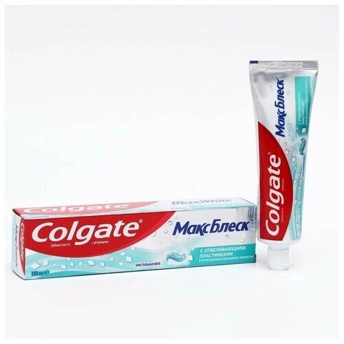 Зубная паста Max White, с отбеливающими пластинками, 100 мл