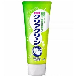 Зубная паста с микрогранулами натуральная мята, КAO "Clear Clean Natural Mintha" туба 120 г Япония