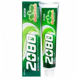 Зубная паста с зеленым чаем, 120 гр/ Green Fresh, Dental Clinic 2080 (Дэнтал Клиник)