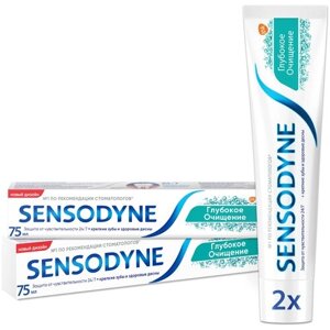 Зубная паста Sensodyne Глубокое очищение, 75 мл, 2 шт.