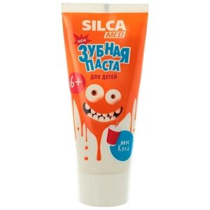 Зубная паста SILCA Со вкусом колы 6+65 мл, 73 г