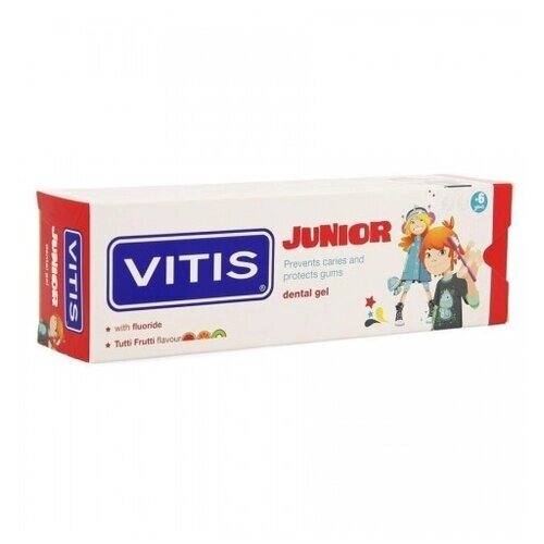 Зубная паста VITIS Junior 6+75 мл