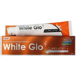 Зубная паста White Glo, Отбеливающая с куркумином, 100 г