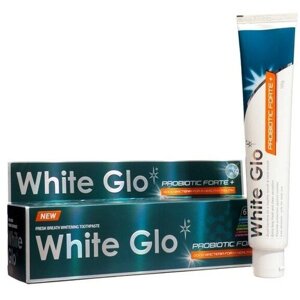 Зубная паста White Glo, отбеливающая с пробиотиками, 100 г