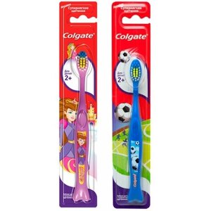 Зубная щетка COLGATE 1шт Для Детей 2+супермягкая