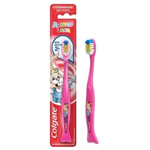 Зубная щетка Colgate Для детей 2+розовый
