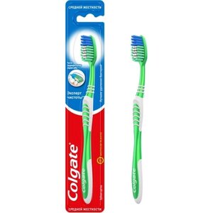 Зубная щетка Colgate Эксперт Чистоты, средней жесткости, микс