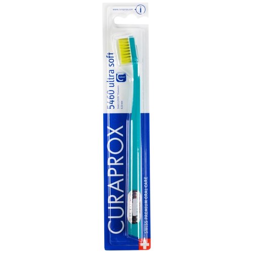 Зубная щетка CURAPROX 5460 Ultra Soft бирюзовая