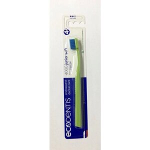 Зубная щетка ECODENTIS 4000 Junior (Зеленая ручка с синей щетиной)