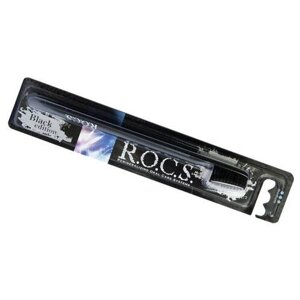Зубная щётка R. O. C. S. Black Edition" средняя, 1 шт.