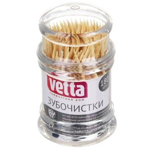Зубочистки 180шт Vetta бамбук (50)