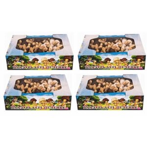 4 коробки Няшки печенье грибочки, ассорти, 1600 гр.