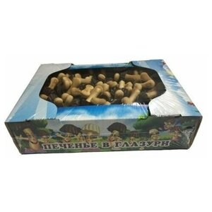 4 коробки Няшки печенье грибочки в шоколадной глазури, 1600 гр