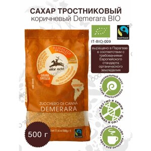 Alce Nero Сахар-песок тростниковый Demerara коричневый БИО, 500 г