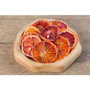 Апельсин красный фруктовые чипсы натуральные без сахара 100 гр Mealshop