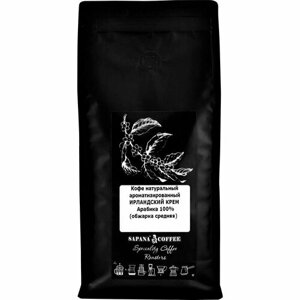 Ароматизированный кофе в зернах LEO DE VI Ирландский крем (1 кг) - 100% арабика средней обжарки для любой кофеварки