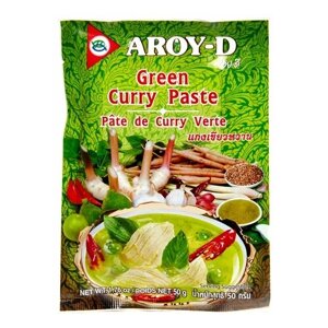 Aroy-D Паста Карри зеленая, 50 г, пакет