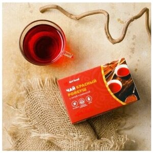 Арт Лайф, Чай Красный ройбуш с липой и мелиссой, 20 пак, Для поддержания здоровья сердечно-сосудистой системы.