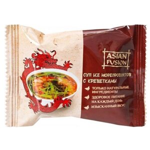 Asian Fusion Суп из морепродуктов с креветками