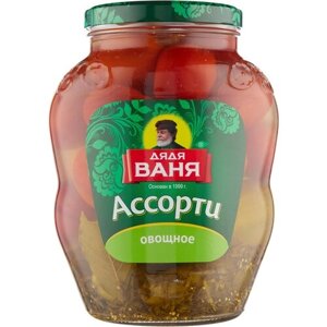 Ассорти овощное Дядя Ваня, 1.8 кг, 1.8 л