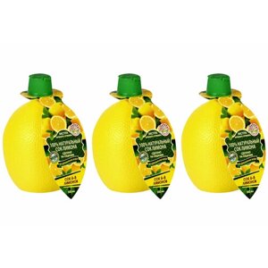 Азбука Продуктов Сок лимона 100%200 мл, 3 шт