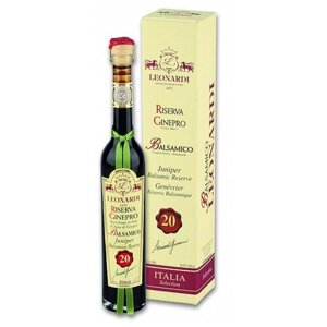 Бальзамический соус Leonardi (Италия) RISERVA GINEPRO Premium, выдержка 20 лет, 100 мл