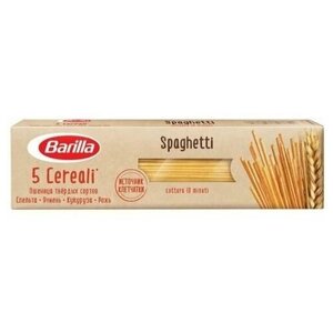 Barillа Макаронные изделия 5 Cereali Spaghetti, со злаковой смесью, 500 г