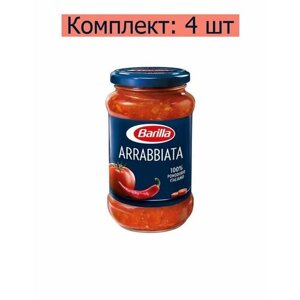 Barilla Соус томатный Arrabbiata с перцем чили, 400 г, 4 шт