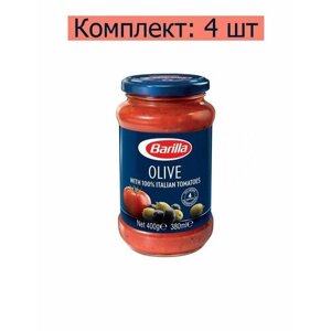 Barilla Соус томатный Olive с оливками, 400 г, 4 шт