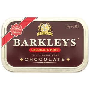 BARKLEYS Леденцы Chocolate Mint Шоколад и мята, 50 г, жестяная банка