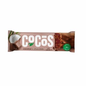 Батончик протеиновый в глазури "Шоколадный кокос"FitnesShock. 0,035кг.