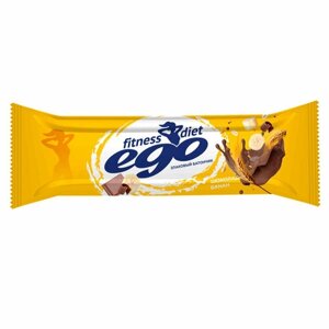 Батончик злаковый Ego fitness Гранола-Банан с мол. шок, вит. жел,27гх21шт/уп