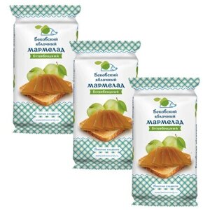Бековский яблочный бутербродный мармелад/ 3 шт. по 270 гр
