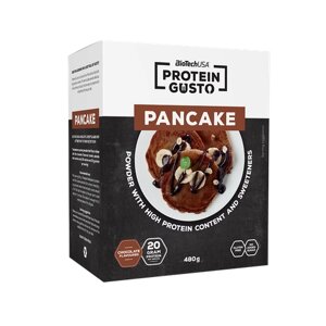 BioTechUSA Смесь для выпечки блинов Protein Gusto Chocolate Pancake, 0.48 кг