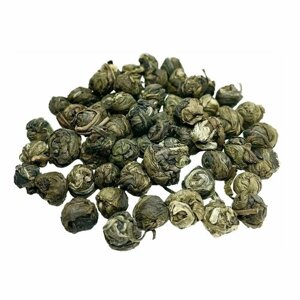 Бо хе Лун Чжу/Мятная Жемчужина Дракона/китайский элитный чай скрученный в виде ароматных жемчужин/100 гр