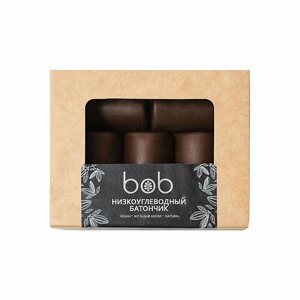 Bob, Батончик шоколадно-ореховый, низкоуглеводный, 120 гр