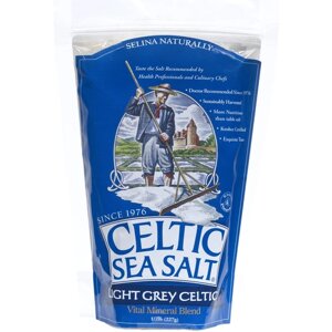 Celtic Sea Salt, Light Grey Celtic, смесь основных минералов, 454 г (1 фунт)