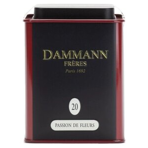 Чай белый Dammann Frères Passion de fleurs, абрикос, роза, 60 г