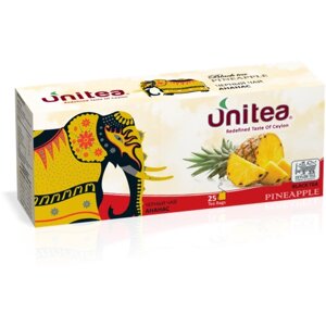 Чай цейлонский черный со вкусом ананаса, Unitea, 25 пак, 50 г, Шри-Ланка