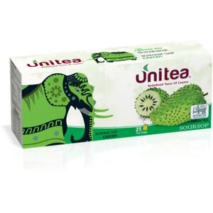 Чай цейлонский зеленый со вкусом саусепа, Unitea, 25 пак, 50 г, Шри-Ланка