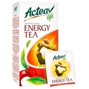 Чай черный Acteav life Energy в пакетиках, 25 пак.