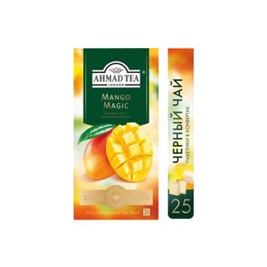 Чай черный Ahmad Tea Mango Magic в пакетиках, 25 пак.