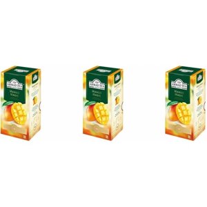 Чай черный Ahmad Tea Mango Magic в пакетиках, 3 пачки х 25 пак.