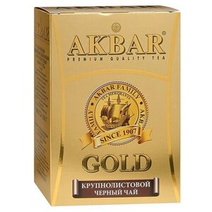 Чай черный Akbar Gold листовой, 250 г